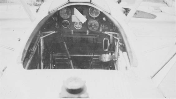 Vought Corsair Cockpit Interior, Ca. 1928-30 (Source: Barnes)